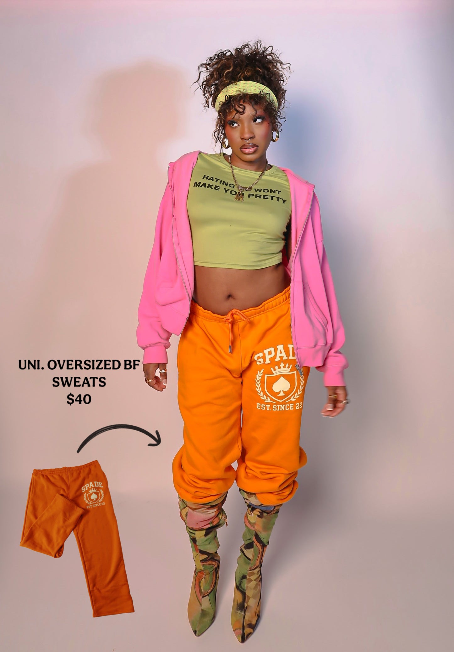 UNI. OVERSIZED BF SWEATS