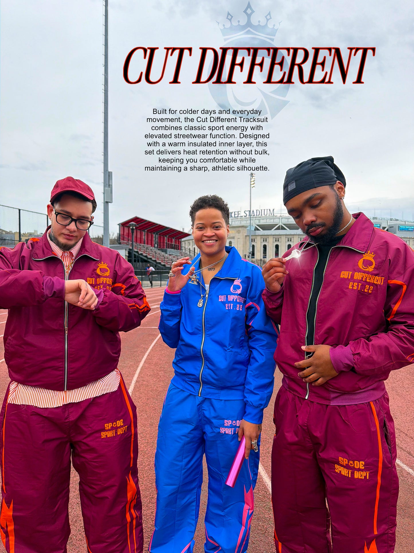 “CUT DIFFERENT” Tracksuit