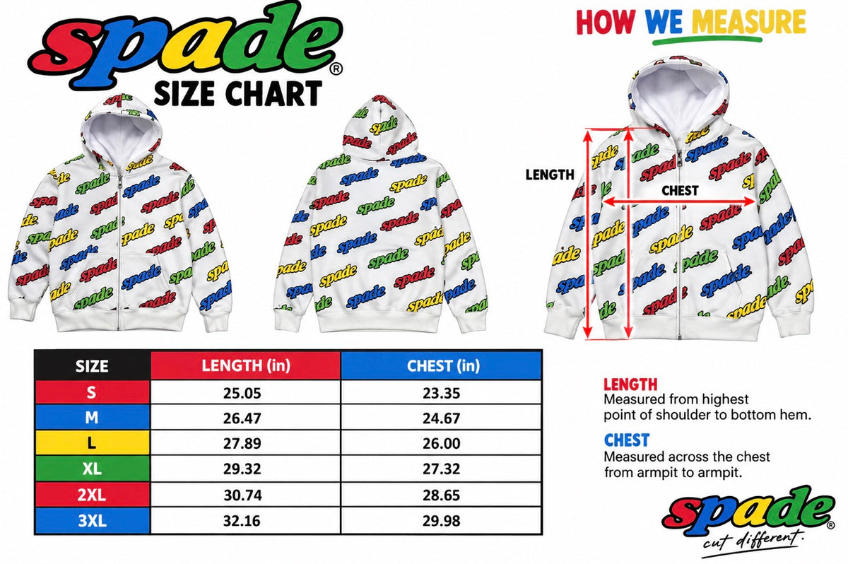 Spade “Graffiti” zip up