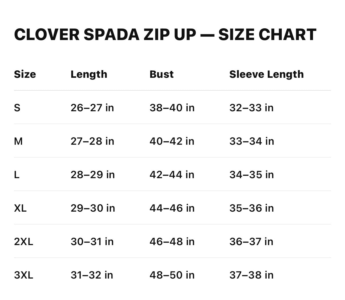 Clover Spada Zip Up ☘️