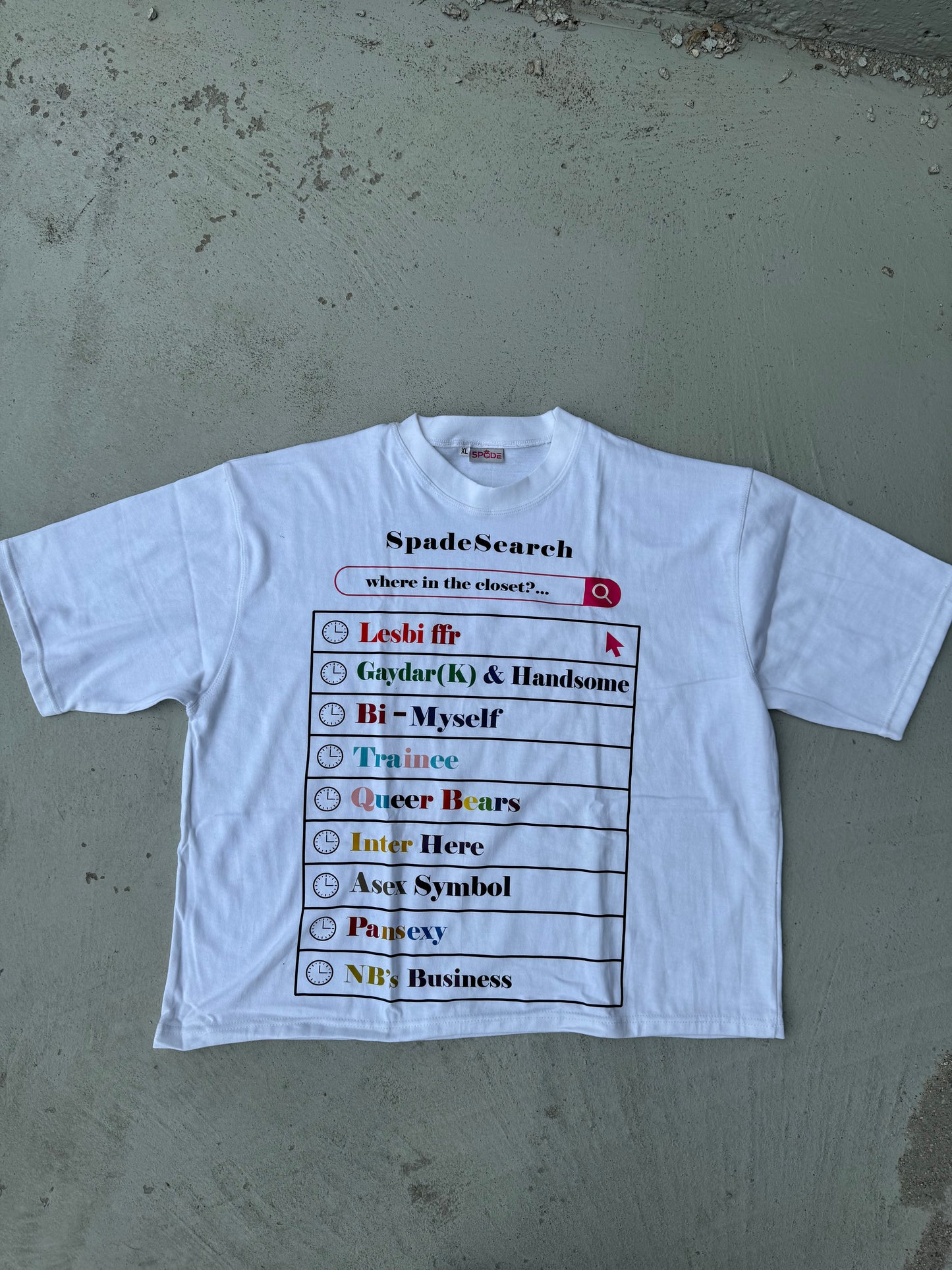 Closet Search Tee 🌈